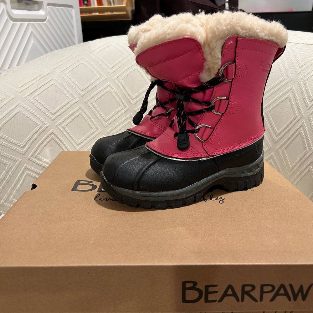 BearPaw Youth Pink Boots
